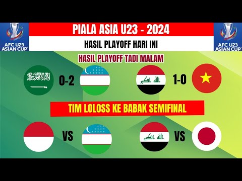 Hasil Piala Asia U23 Hari Ini Uzbekistan vs Arab Saudi - Jadwal Timnas Indonesia U23 vs Uzbekistan
