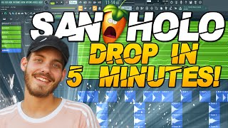 How To Make A Future Bass Drop Like San Holo In Under 5 Minutes! | Fl Studio 20