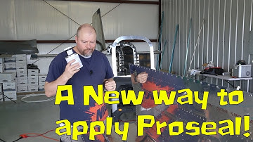 RV-10 Wings - 052 - Proseal "Goop" airplane tanks, a new way to apply it!