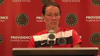Sarah Huffman, Jessica McDonald | Postgame | Thorns FC 2, Red Stars 2