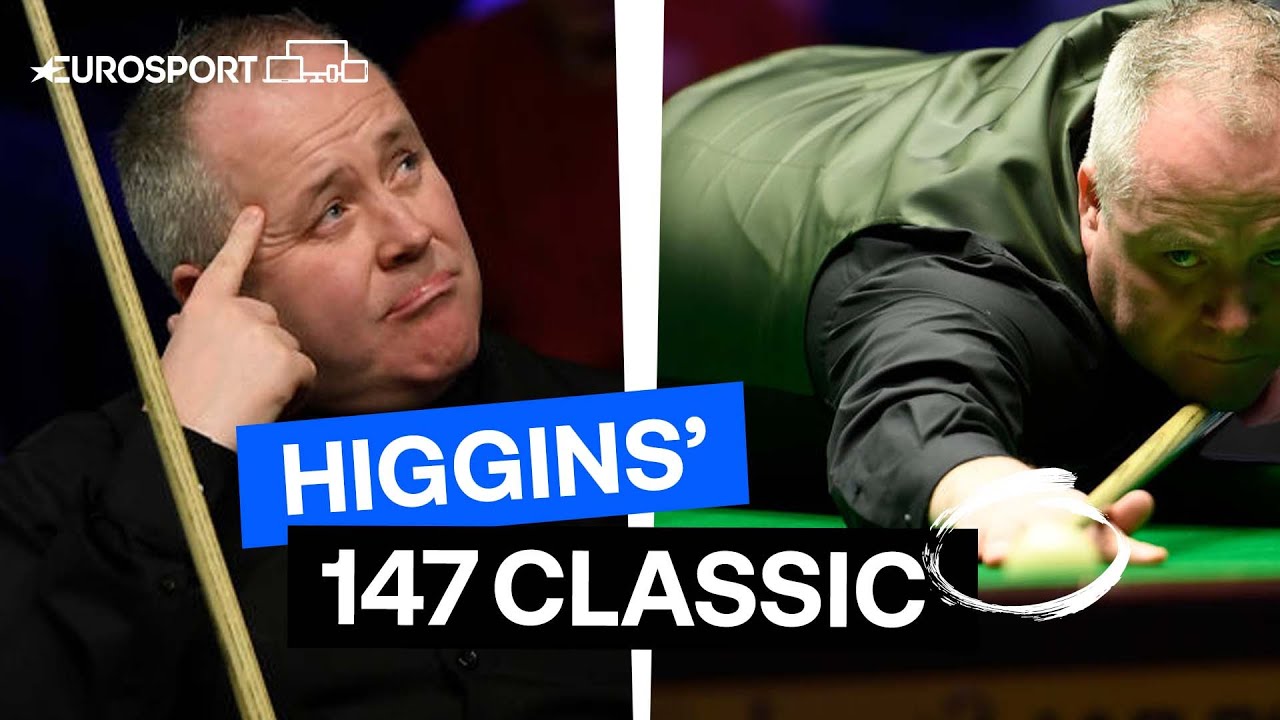He makes it look easy! John Higgins 147 at Scottish Open 2018 147 Classic Eurosport Snooker