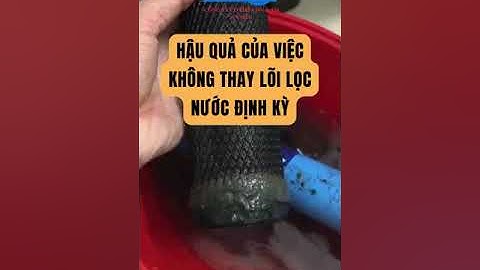 Hậu quả của việc không thay lõi lọc nước định kỳ - Lọc Nước Á Châu Vũng Tàu #suamaylocnuocvungtau