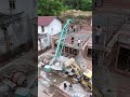 Efficient Roof Slab Concrete Pouring with a Boom Pump #shorts