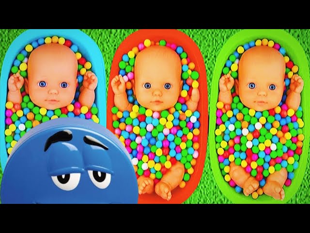 4 Minutes Satisfying Video with Full of Rainbow BathTubs Candy Mixing & Magic Slime ASMR Make Up