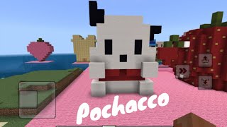 Tutorial: how to build Pochacco on Minecraft