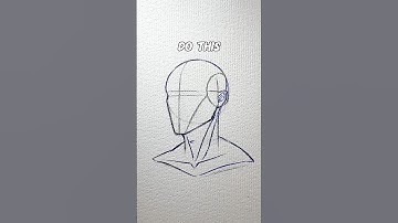 ✨ Head drawing tutorial EasyPeasy✨ #howtodraw