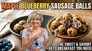 Keto Maple Blueberry Sausage Balls Recipe | Clean & Low Carb Breakfast screenshot 5