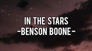 Video thumbnail of "Benson Boone -In The Stars-(lyrics)"