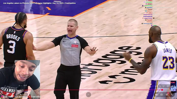 FlightReacts To LAKERS at SUNS | FULL GAME HIGHLIGHTS | December 14, 2025!