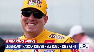 NASCAR champion Kyle Busch dies at the age of 41: 'Sudden and tragic'