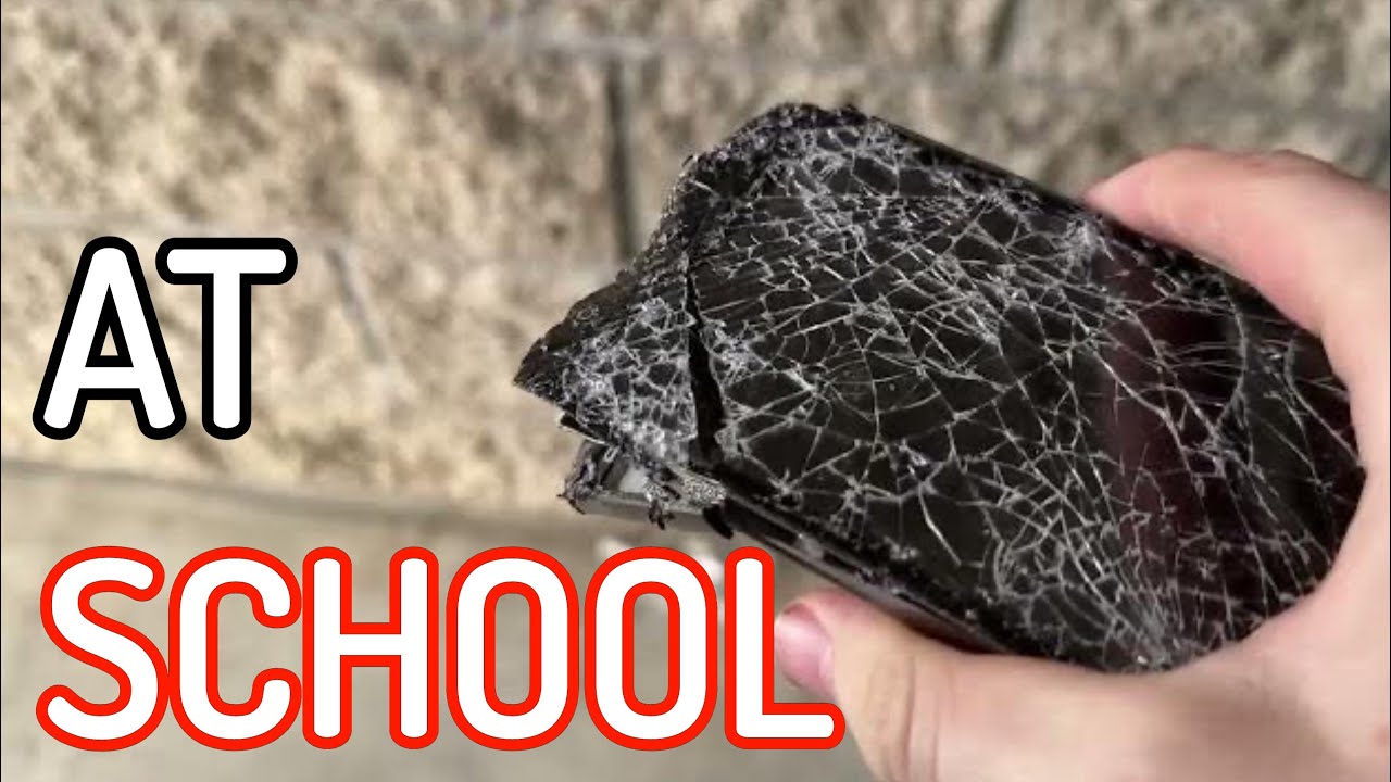 Giving a Phone to Break to People at School