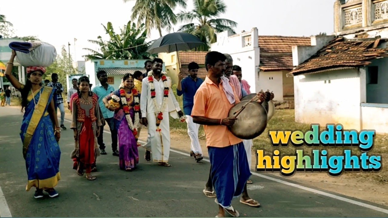 Village Wedding Highlights #marriage 💑(மணிகண்டன்💘 வசந்தா) கிராமத்துக் கல்யாணம் DGL பால்மடைப்பட்டி