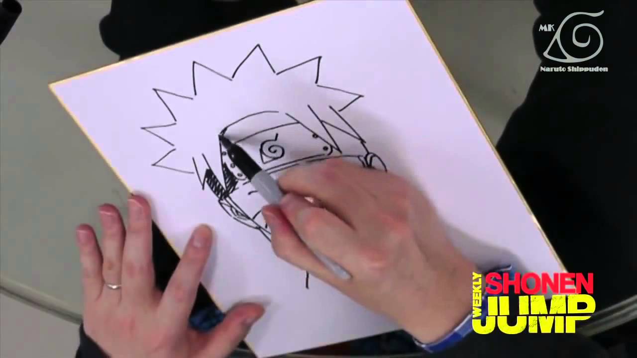 Masashi Kishimoto desenhando Naruto (Hokage), Olha que belíssimo desenho  do nosso querido Masashi Kishimoto, esse cara é um gênio. Marca algum amigo  aí pra se inspirar! Curta nossa página para ficar