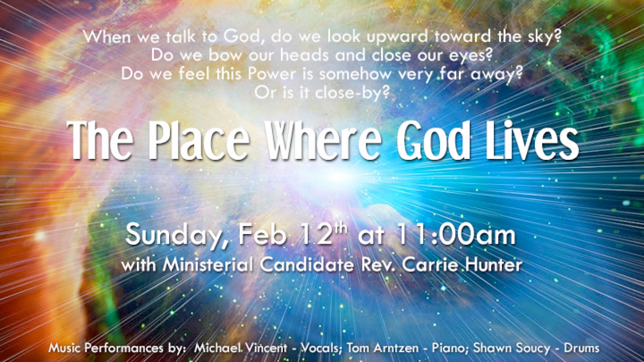Carrie Hunter - The Place Where God Lives - Unity of Vancouver 2017