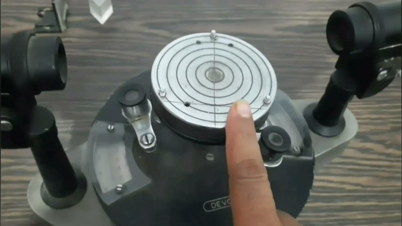 Spectrometer and its adjustment, Schuster's Method,Bengali, বাংলা YouTube