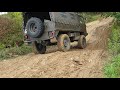 Offroading with my Steyr-Puch Pinzgauer in the Offroadpark Bayern