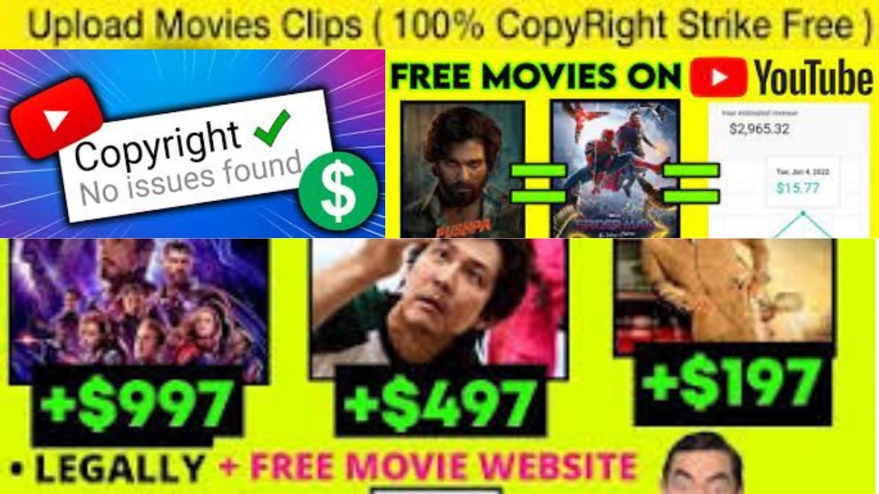 how to upload movies on youtube without copyright 2022 Copy Paste