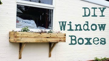 DIY Window Boxes & Gallows Brackets | The Carpenter
