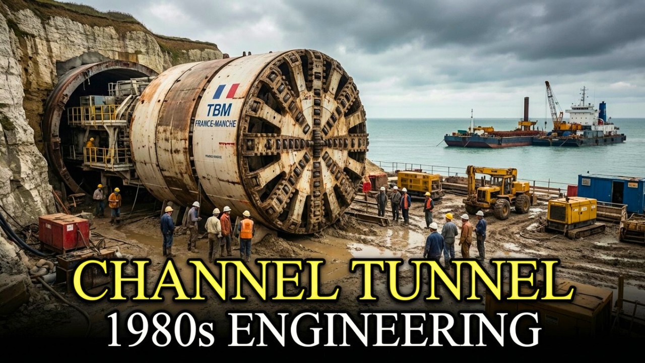 How the Channel Tunnel Was Dug Beneath the Ocean Using 1980s Technology