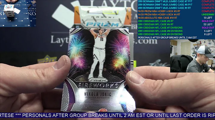 2019/20 Panini Prizm Basketball Hobby 6 Box Break #6