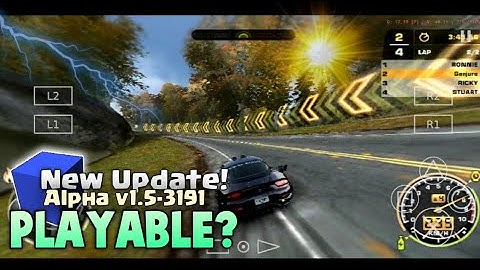 NFS Most Wanted Black Edition AetherSX2 Alpha v1.5-3919 Snapdragon 636