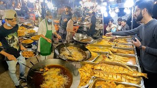 Balochi Fried Fish & Grilled Fish at Khan Quetta Restaurant | Spicy Fish Fry Street Food Karachi