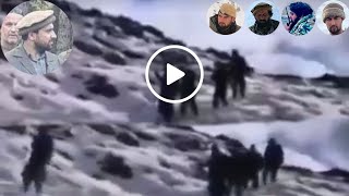 ویدیوی تازه حسیب قوای مرکز در کوه های پنجشیر با جمله یارانش