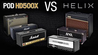 LINE6 HD500 VS HELIX. 6 Amps Compared.