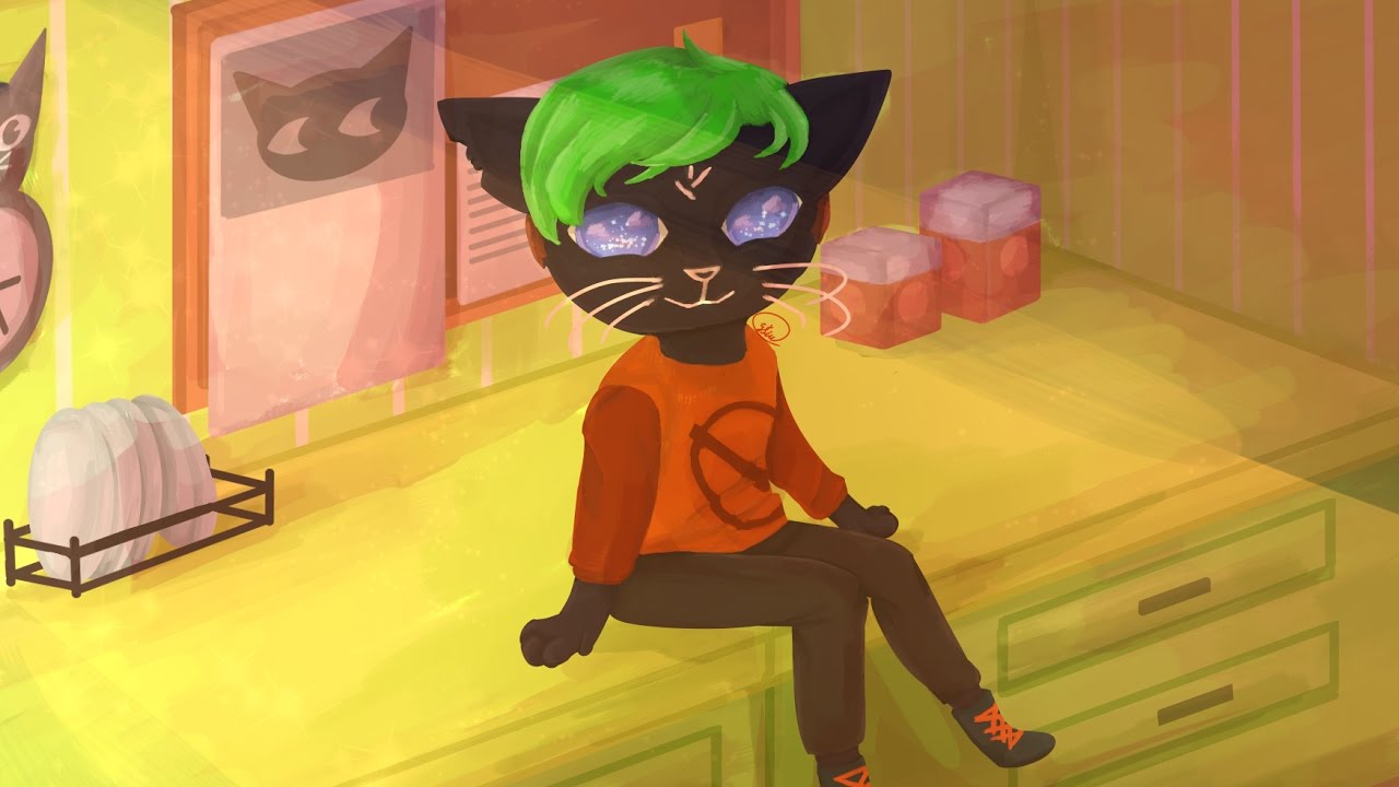 Jacksepticeye Speedpaint Night in the Woods YouTube