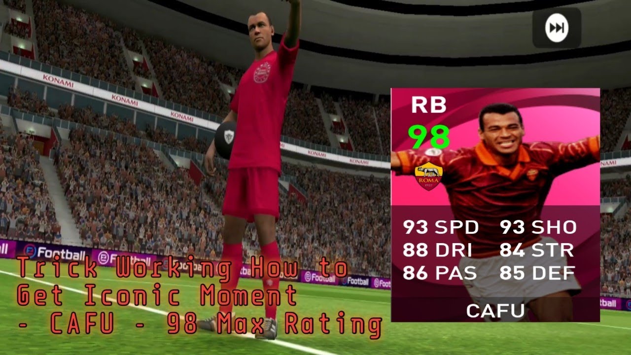 Trick 100 % Working How to Get Iconic Moment - Cafu - 98 Max Rating 🔥🔥🔥