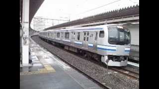 外房線 209系・E217系 (大網駅)