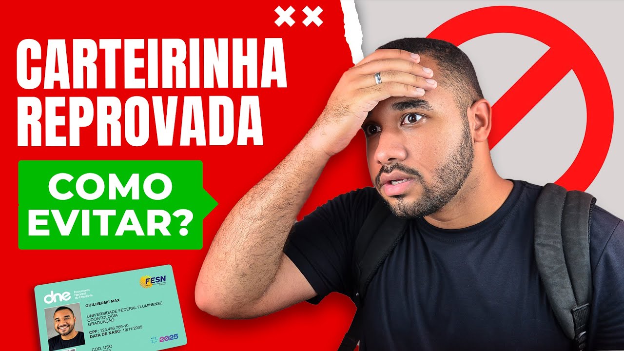 Evite esses ERROS ao fazer a Carteirinha de Estudante! [Dicas Simples]