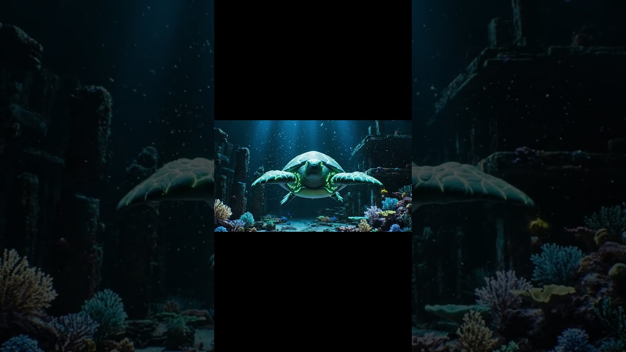 Deep Sea Exploring Cyber ​​Turtle | Sci-Fi Ocean Short 