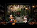 January Jazz In Cozy Outdoor Flower Shop | Delicate Jazz & Nature Ambience for Work and Rest