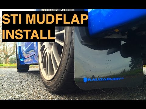 Subaru WRX STI - Rally Armor Mud Flap Installation