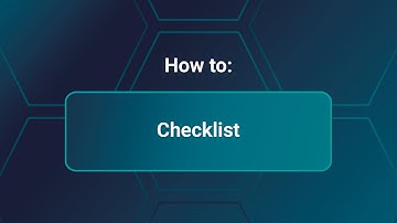 Checklist