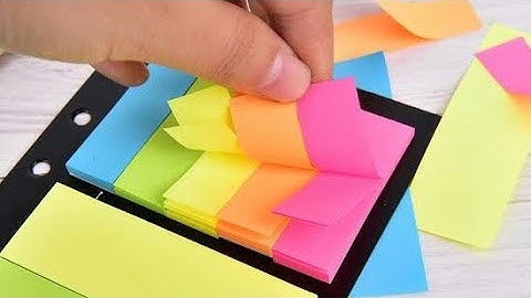 diy sticky notes/make your own sticky notes/how to make sticky notes at home