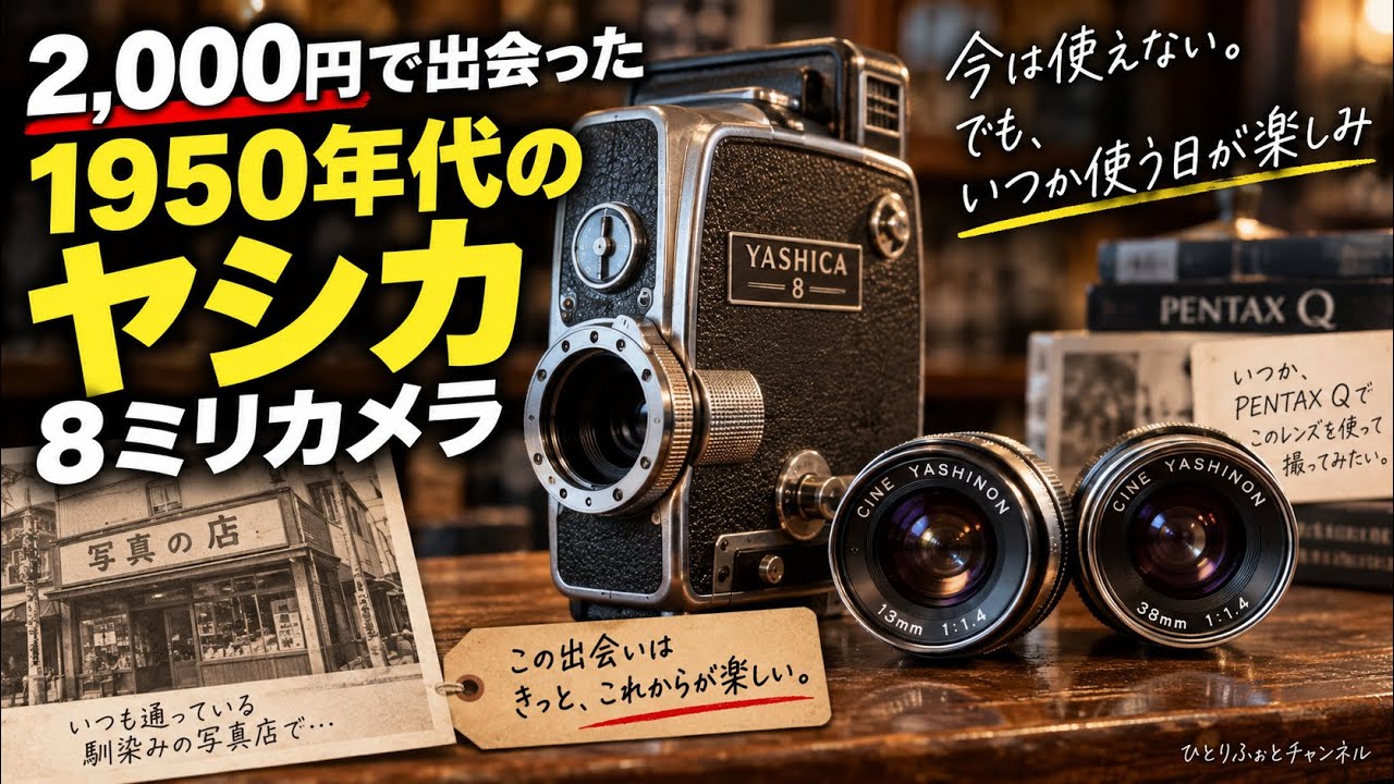 №1280 Found a 1950s Yashica for 2,000 Yen: It doesn't work now