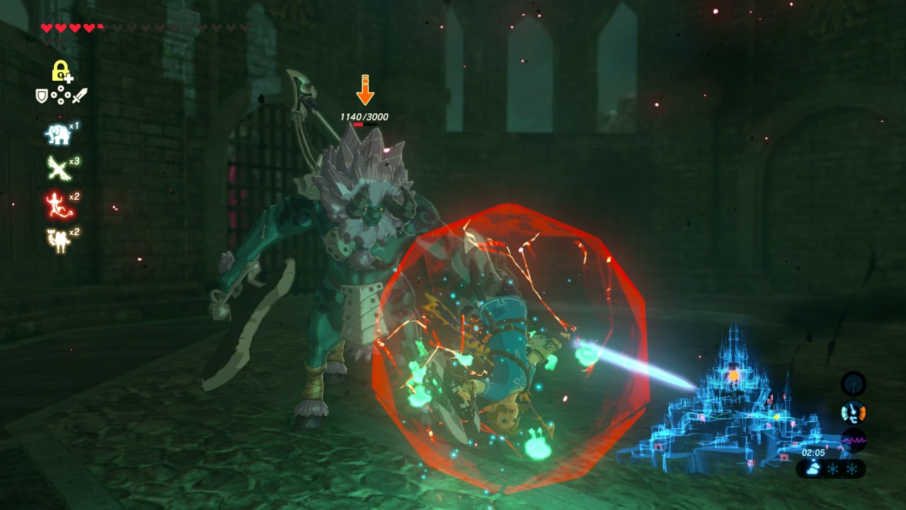 BotW: Flurry rushing a Lynel!