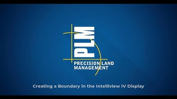 Creating a boundary in the Intelliview IV Display