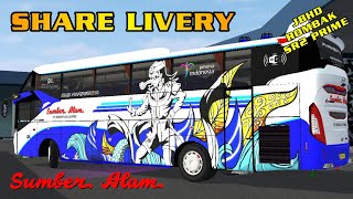 LIVERY SUMBER ALAM JBHD ROMBAK SR2 PRIME Aliyan GMP | Bus Simulator Indonesia