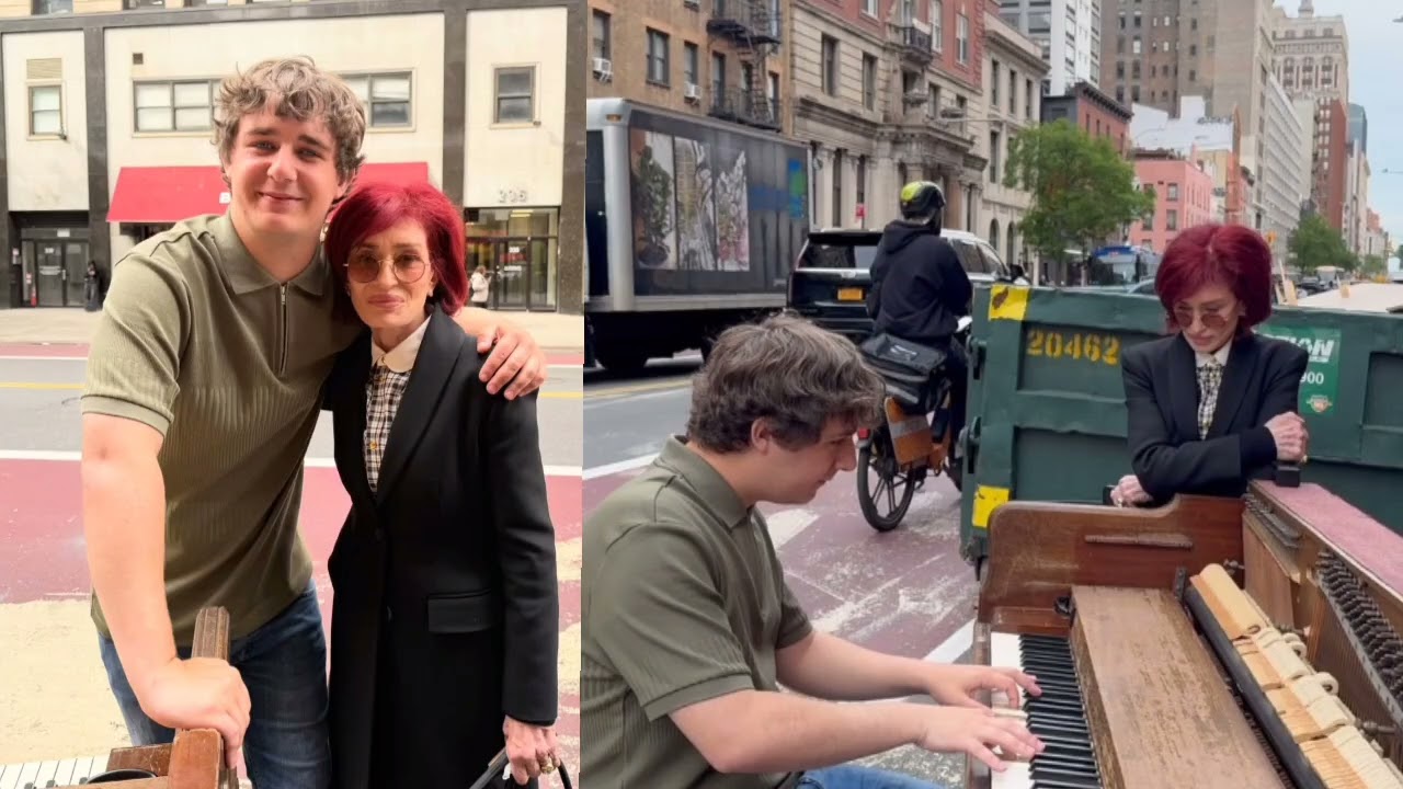 Sharon Osbourne, listening to Brad Kella pianist playing Music At New York  City Streets | Brad Kella - YouTube