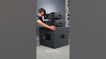 JBL SRX918S & SRX906LA | Powerful Line Array Loudspeakers System Setup #audio #jbl #shorts