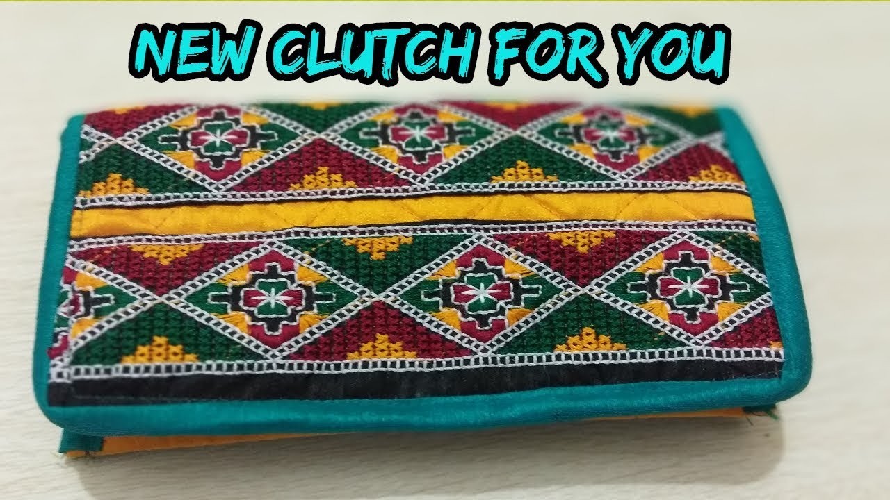 किसी भी कपडे से बनाए सिर्फ 5 मिनट में एकबार जरूर देखें / How to make designer clutch bag