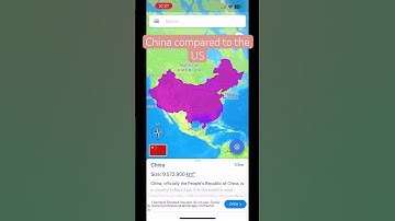 China compared to the US #mapper #map #mapping #europe #mapchart #geography #globalmapper #history