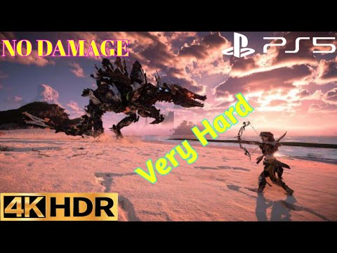 Slaughterspine Very Hard Difficulty - Horizon Forbidden West Slaughterspine Fight Gameplay PS5 4K