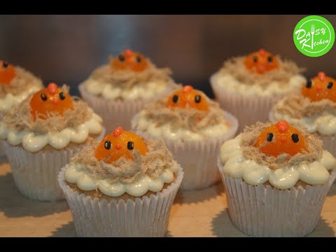 Cách làm bánh cupcake bông lan trứng muối siêu dễ thương, ngon, lạ mắt - Savoury Sponge Cake Recipe | Foci