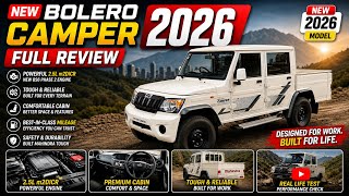 Mahindra New Bolero Camper 2026 Review #mahindra #mahindracars #mahindramotors #bolerocamper #bolero