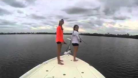 Chasten whitfield fishing with a porpoise