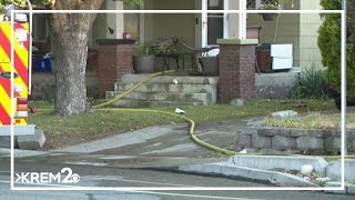 One woman hospitalized, seven displaced following Logan neighborhood house fire